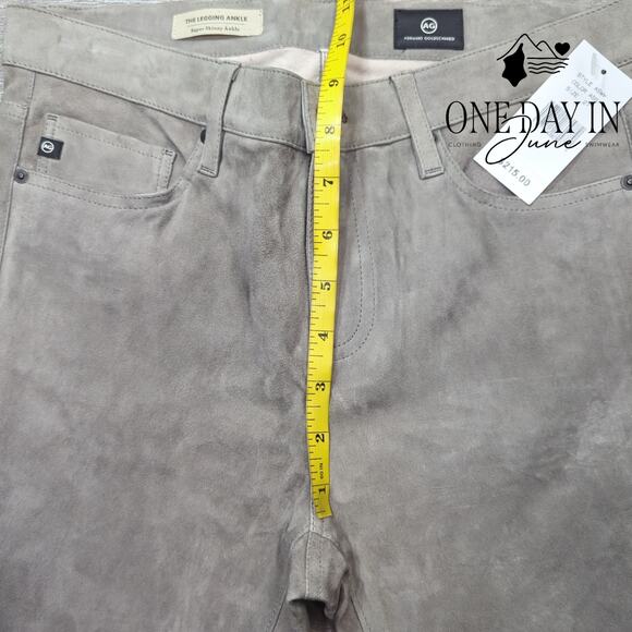 Adriano Goldschmied Faux Suede The Legging Ankle Jeans Size 27 (4) - Picture 4 of 6